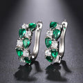 Elegant Teardrop Ear Cuffs For Women, Luxury Evening Dress Jewelry And Refined Lady Accessories Earrings view 5