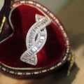 Elegant Geometric Cross Ring For Women, Refined Ladies Jewelry With New Design view 2