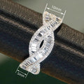 Elegant Geometric Cross Ring For Women, Refined Ladies Jewelry With New Design view 4