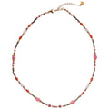 Irregular Beaded Artificial Crystal Bracelet Necklace Jewelry Set Vintage Court Style Choker view 5