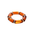 Acetate Marbled Round Elastic Rope Bangle European American Geometric Statement Bracelet view 5