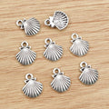 Alloy Imitation Shell Pendant Charm, 14x11mm 0.8g DIY Necklace Bracelet Jewelry Accessory view 3