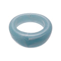 Light Luxury Acrylic Marbled Round Geometric Ring For Women Sweet Index Finger Jewelry view 5