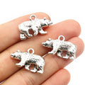 24x15x5mm Zinc Alloy Charm Pendant for DIY Necklace Bracelet Jewelry Making view 3