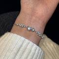 New Chinese Style Copper And Plastic Bangle With Zircon Bow Gourd Pendant For Women view 4