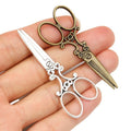 60x25mm Alloy Scissors Charms Pendants For DIY Necklace Bracelet Jewelry Accessory Findings view 5