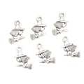 Alloy Witch Broom Pendant Charm For DIY Jewelry Accessories Necklace Bracelet 16x10mm 1g view 5