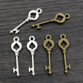 Alloy Faux Key Pendant Charm For DIY Jewelry Accessories Necklace Bracelet 28x7.5mm 0.8g view 4