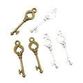 Alloy Faux Key Pendant Charm For DIY Jewelry Accessories Necklace Bracelet 28x7.5mm 0.8g view 5