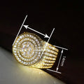 Women's Sparkling Statement Ring, Heavy Work High Luxury Elegant Chic Fine Jewelry view 4