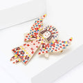 Alloy Enamel Painted Angel Girl Brooch For Fashion Outfits view 4