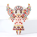 Alloy Enamel Painted Angel Girl Brooch For Fashion Outfits view 3