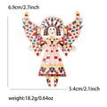 Alloy Enamel Painted Angel Girl Brooch For Fashion Outfits view 5