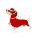Alloy Animal Dog Brooch For Suits Coats And Accessories view 1