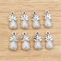 Alloy Faux Pineapple Pendant DIY Jewelry Accessory Charm For Necklace Bracelet 19x9mm 2g view 4