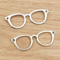 Alloy Eyeglass Frame Charm Pendant For DIY Jewelry Accessories Necklace Bracelet 55x19mm 4.5g view 3