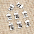 Alloy Coffee Machine Style Pendant Charm 16x10mm 1.2g DIY Necklace Bracelet Accessory view 2