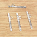 Alloy Flute Musical Instrument Pendant 30x4mm DIY Necklace Bracelet Charm Jewelry Accessory view 3