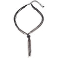 Light Luxury Metal Multilayer Chain Round Ball Pendant Tassel Sweater Necklace view 5
