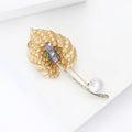 Alloy Enamel Calla Lily Brooch Pin For Suits And Cardigans view 3