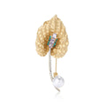 Alloy Enamel Calla Lily Brooch Pin For Suits And Cardigans view 1