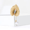 Alloy Enamel Calla Lily Brooch Pin For Suits And Cardigans view 2