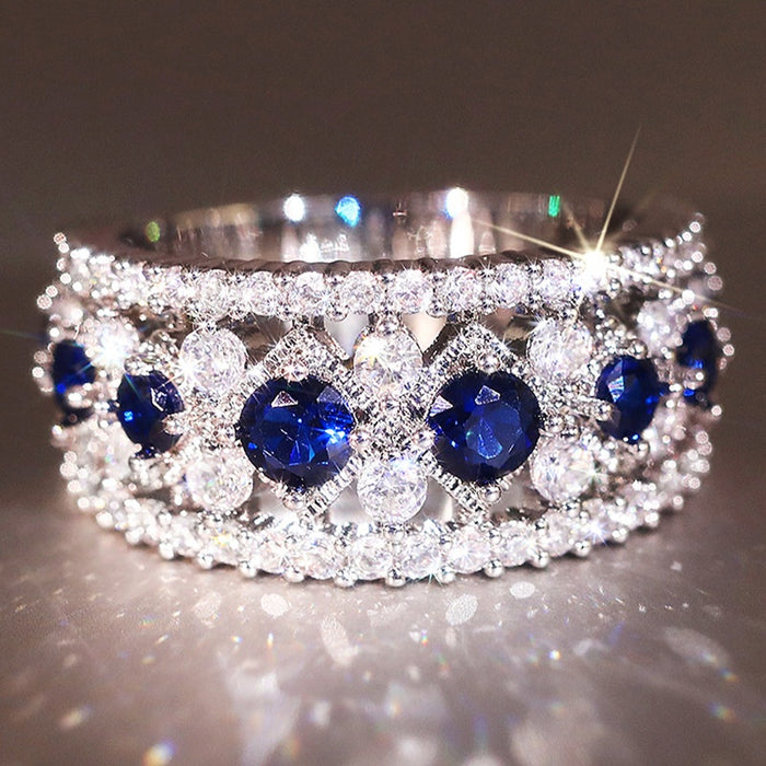 New Business Style Women's Romantic Dress Ring, Elegant Designer Finger Ring For Formal Accessories