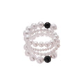 Pearl Twisted Multi Layer Open Bangle European American Elegant Women's Jewelry view 5