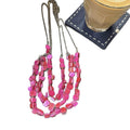 Bohemian Round Gradient Shell Beaded Choker Necklace For Women Beach Vacation Style view 5