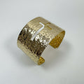 Textured Hollow Cross Open Metal Bangle For Women European American Niche Style Jewelry view 4