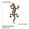 Alloy Rhinestone Gecko Brooch For Fashion Suit Lapel Decoration view 6