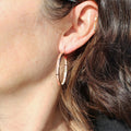 Exaggerated Geometric Statement Earrings For Women, European American Cool Girl Fashion Jewelry view 3