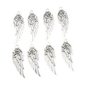 Alloy Flower Wing Pendant Charm 31x11mm 2.5g DIY Jewelry Accessory For Necklace Bracelet view 5