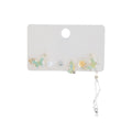 Elegant Enamel Butterfly Flower Pearl Rhinestone Tassel Stud Set For Women Fashion Alloy Silver Needle Earrings view 5
