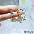 Women's Elegant Vintage Exotic Stud Earrings, Chic Fashion Jewelry For Cross-Border view 4