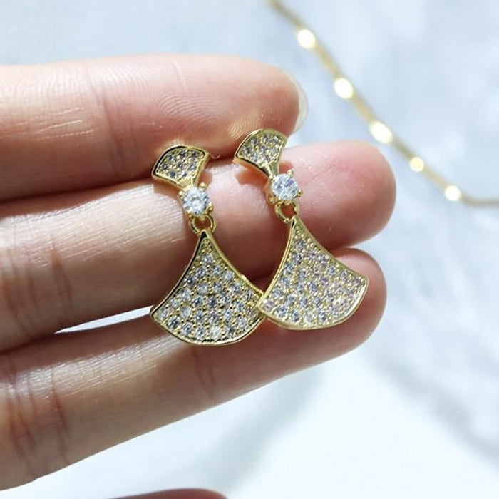 Women's Elegant Vintage Exotic Stud Earrings, Chic Fashion Jewelry For Cross-Border