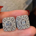 Summer Women's Stud Earrings With Elegant Marquise Eye Design, Luxury Dress Jewelry Accessories view 2