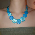 Round Shell Beaded Necklace Beach Vacation Style Geometric Clavicle Choker view 3