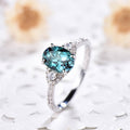 Oval Geometric Ring For Women Simple Niche Elegant Triangle Design Fashion Jewelry view 2