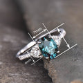 Oval Geometric Ring For Women Simple Niche Elegant Triangle Design Fashion Jewelry view 4