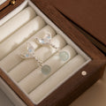 Elegant Luxury Fish Tail Stud Drops With Ice Clear Crystal Pendant And Rhinestone Alloy Earrings view 4