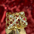 Ethnic Middle Eastern French Style Hollow Line Earrings For Women With Micro Paved Zircon view 2