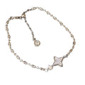 Light Luxury Copper Plastic Zircon Six Point Star Pendant Adjustable Bangle Bracelet view 5