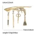 Alloy Nail Artist Tool Brooch Pendant For Suits And Shirts view 5