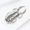 Alloy Enamel Rhinestone Beetle Brooch Pin For Creative Apparel view 4