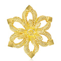 Alloy Hollow Double Layer Flower Brooch Pin For Women Apparel view 1