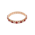 Luxury Zircon Pearl Triple Layer Open Cuff Bangle With Square Accent For Women view 5