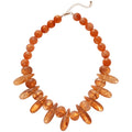 Acrylic Round Geometric Necklace, Bohemian Ethnic Summer Vacation Collarbone Chain view 5