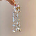 Shell Beaded Geometric Round Tassel Hook Drop Earrings For Beach Vacation Style view 2