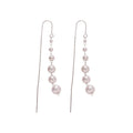 Manta Rose Irregular Faux Pearl Beaded Bracelet Earring Jewelry Set Light Luxury Style view 5
